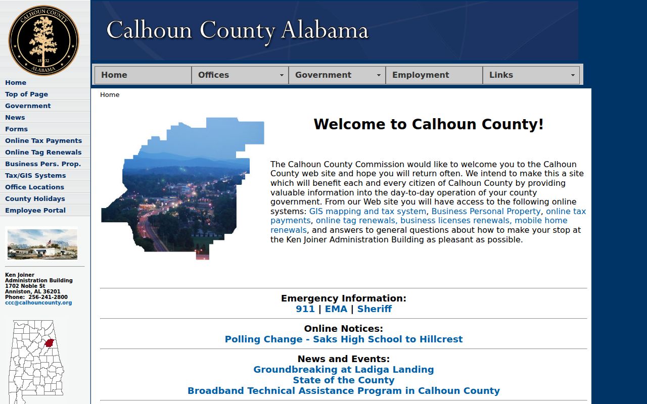 Calhoun County Probate Court records portal for genealogy research