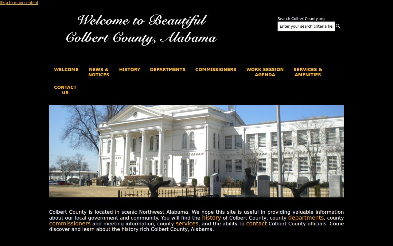 Colbert County Probate Court records portal for genealogy research