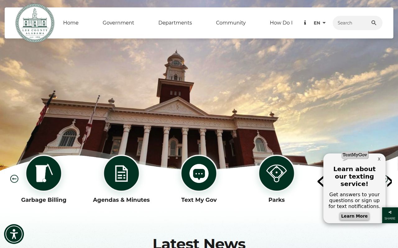 Lee County Probate Court records portal for genealogy research